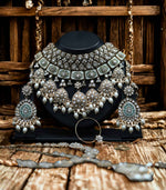 Load image into Gallery viewer, Heer Ivory Kundan Set