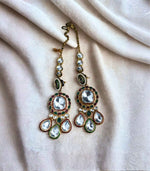 Load image into Gallery viewer, Maharani Emerald Polki Necklace Set