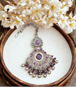 Load image into Gallery viewer, Zareen Ruby Heirloom Long Necklace Set