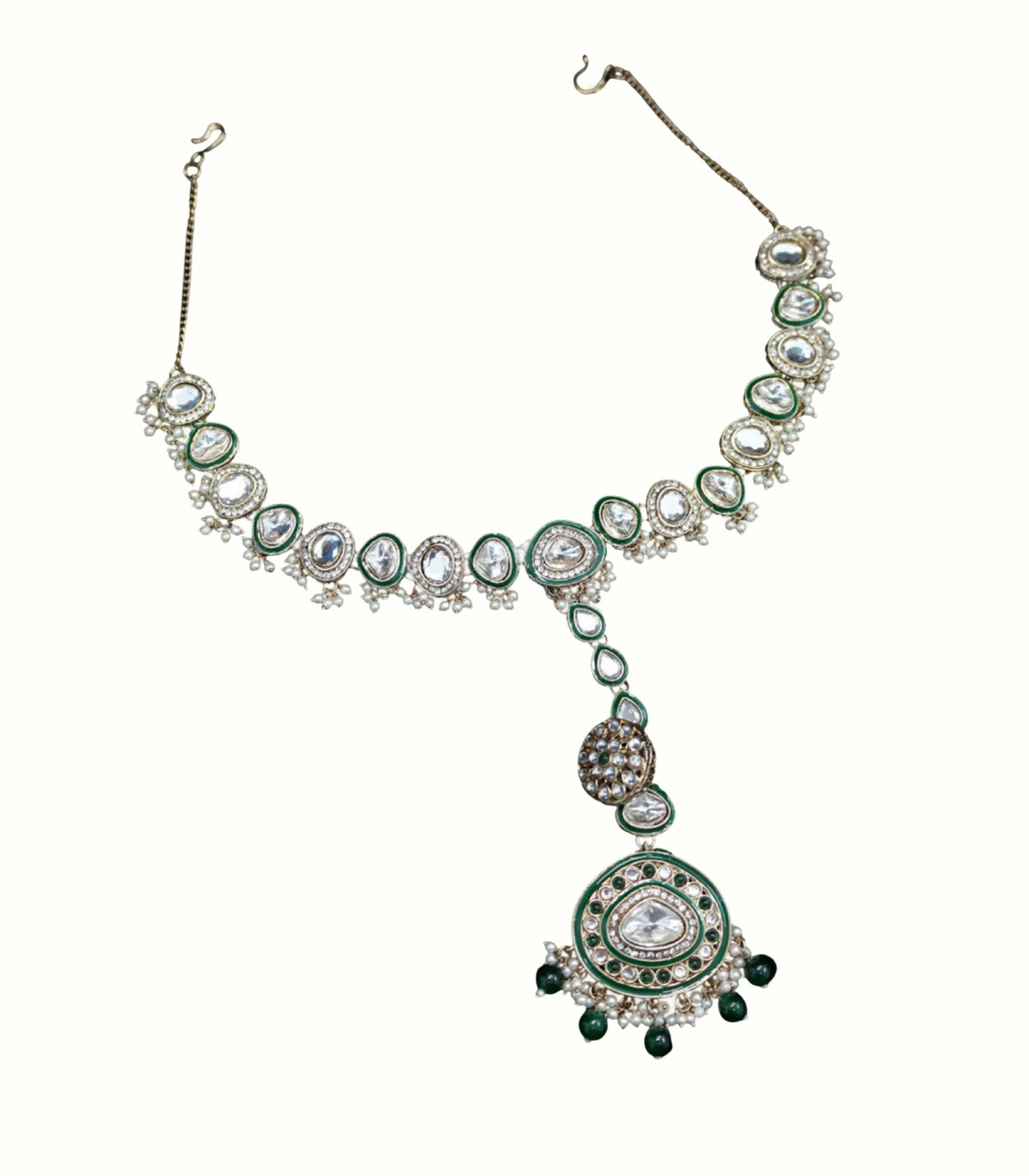 Emerald royale bridal set