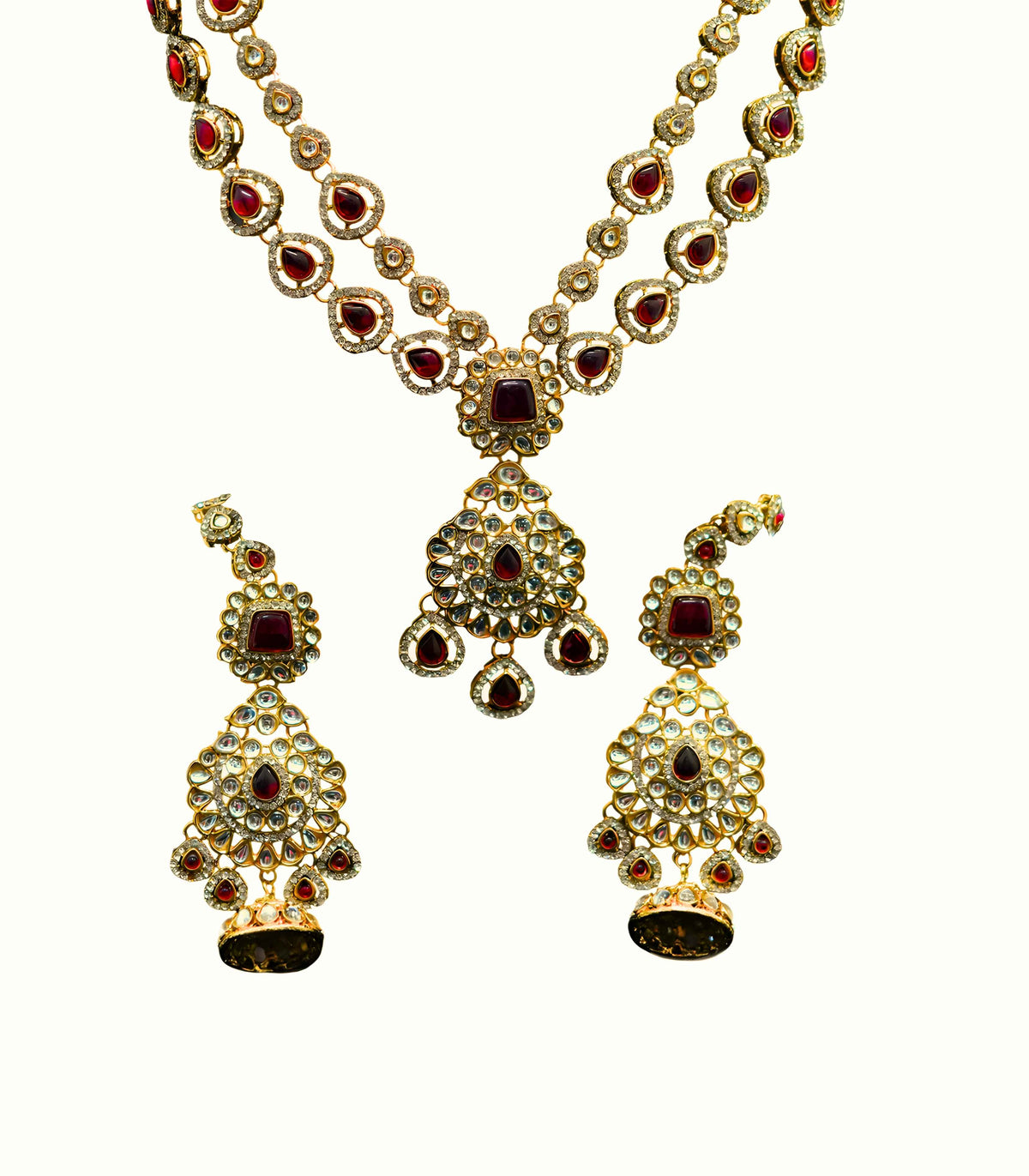 Begum ruby kundan bridal set