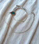 Load image into Gallery viewer, Maharani Emerald Polki Necklace Set
