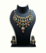 Load image into Gallery viewer, Sabyasachi-inspired jewellery necklace set
