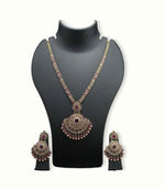 Load image into Gallery viewer, Zareen Ruby Heirloom Long Necklace Set
