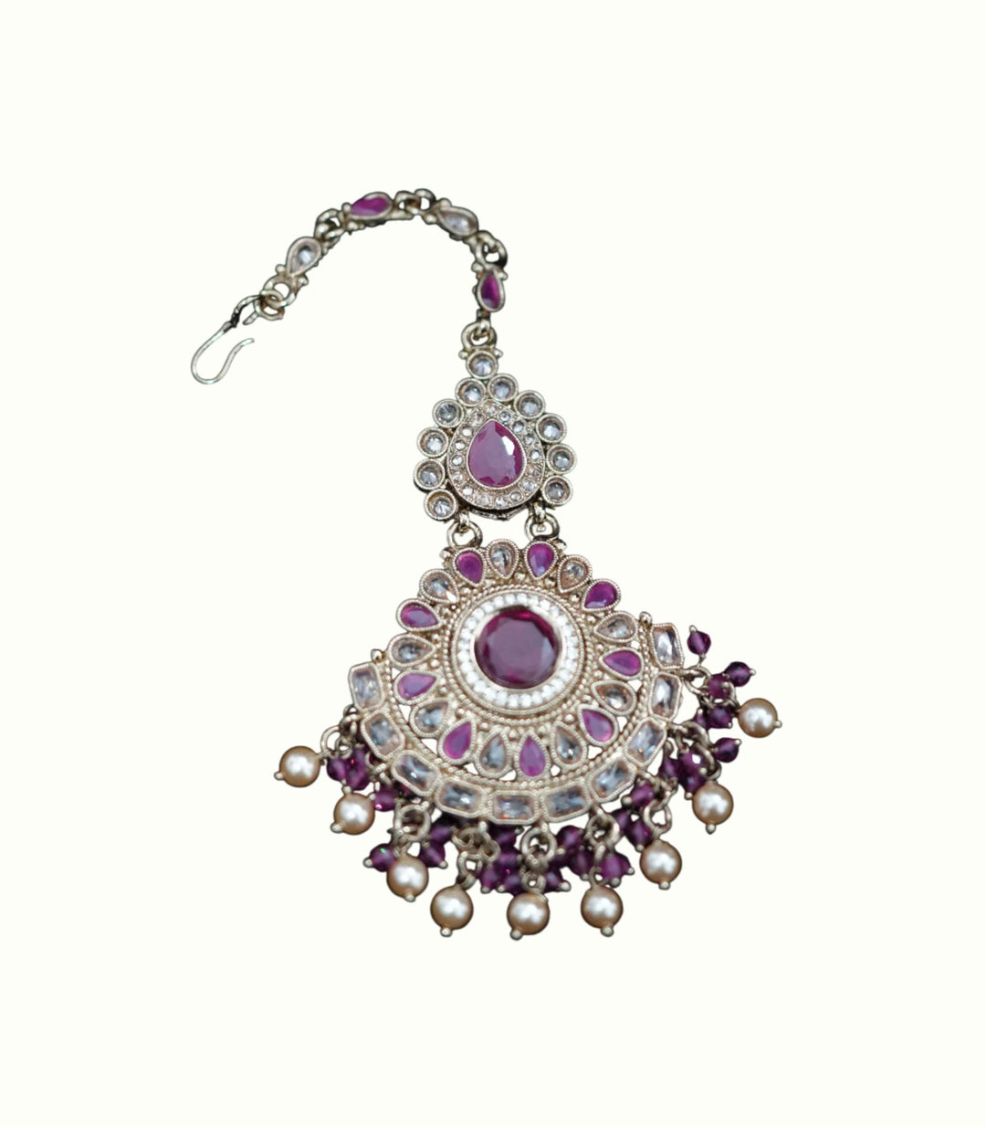 Zareen Ruby Heirloom Long Necklace Set