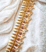 Load image into Gallery viewer, White Pearl Long Antique Necklace
