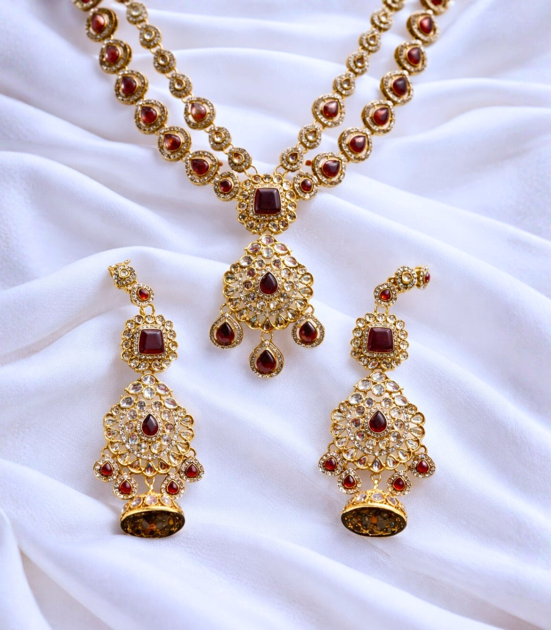 Begum ruby kundan bridal set