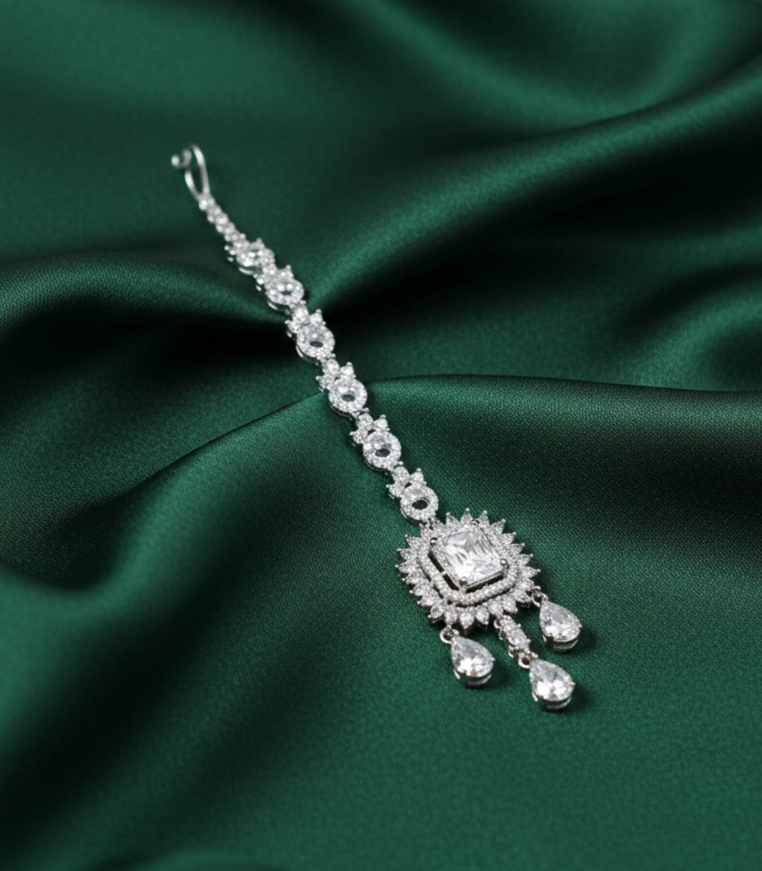 Elysian diamond cascade necklace set