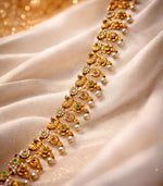 Load image into Gallery viewer, Antique Gold Finish Long Necklace
